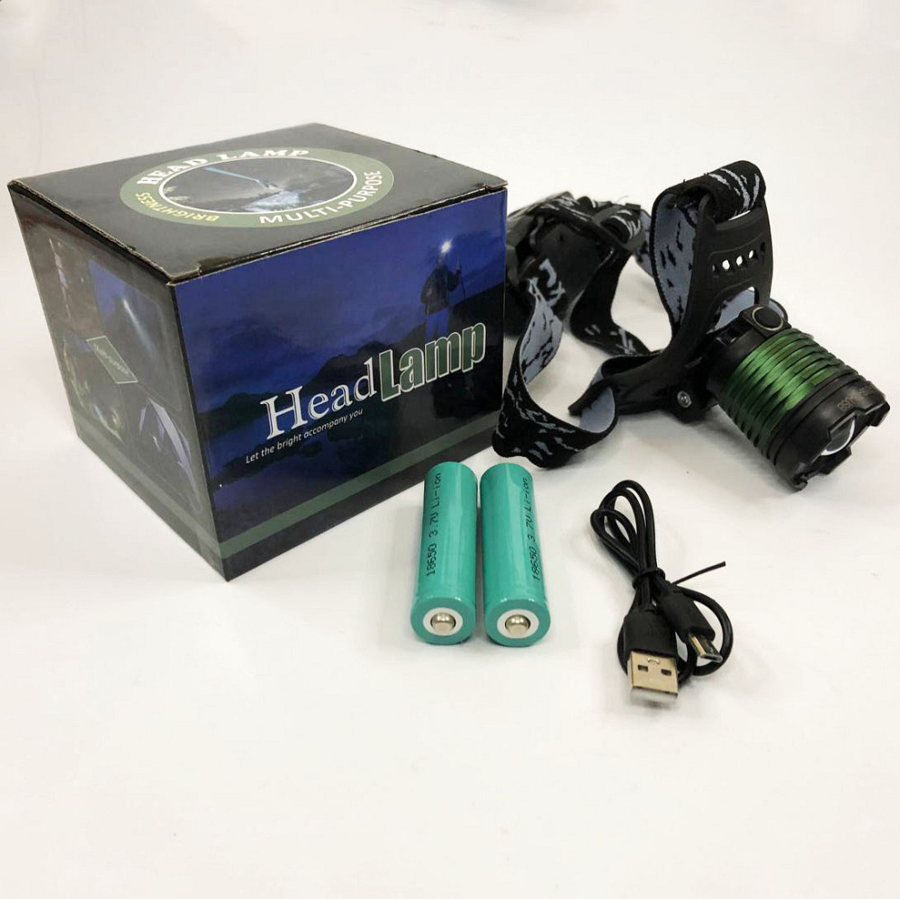 Налобний ліхтарик з регульованим ремінцем POLICE BL-2188B-T6, Налобний ліхтар з ремінцем на голову PJ-70 Львів - фото 2