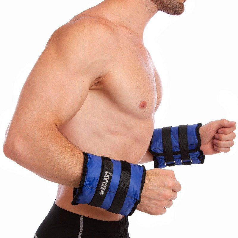 Утяжелители-манжеты для рук и ног 2 по 2 кг Zelart 1967-4 Киев - изображение 2