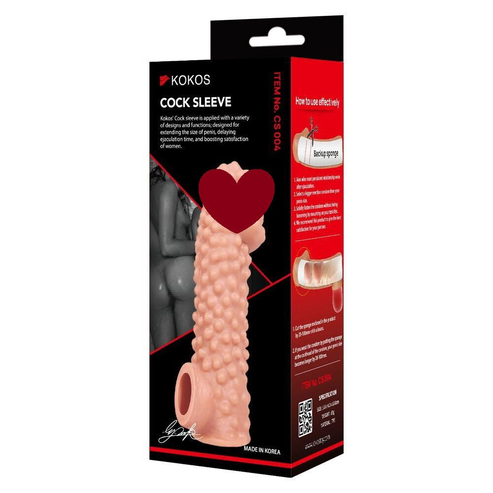 Насадка на член Kokos Cock Sleeve CS 004 M Sex Aura Київ - фото 1