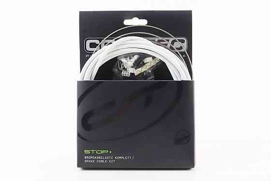 Трос - комплект гальмівний універсальний "ПОВНИЙ" (сорочка 5мм х 3м, троса Slick Stainless 1350/2350мм, ковпачки, кінцевики, фіксатори, захи Київ