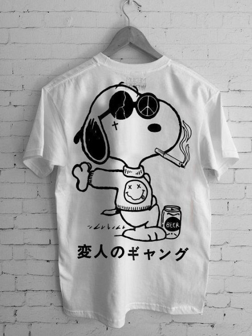 Футболка мужская с принтом  48 Белая 2664092970 Днепр - изображение 1