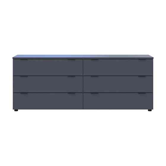 Комод Doros Рон 9 Графит 6 Ящиков 160х38х62 DRS-011778 (41516176) Львов