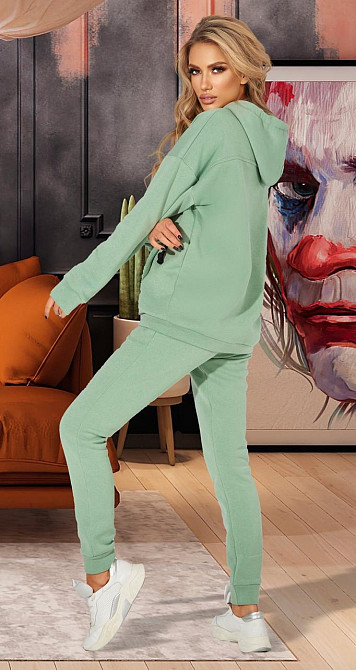 Жіночий стильний теплий костюм на флісі (48) Київ - фото 4