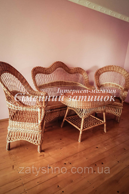 Плетеная мебель из лозы для дачи Киев - изображение 5