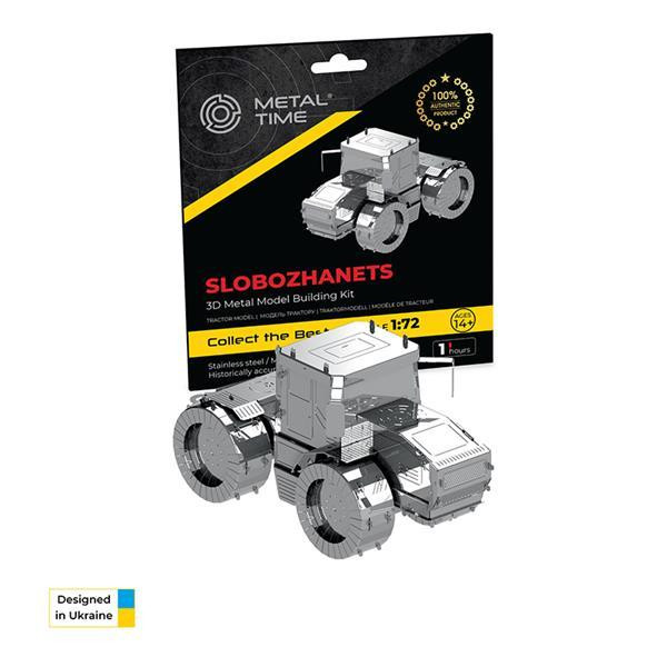 Колекційна модель-конструктор Metal Time Tractor Slobozhanets Трактор ХТЗ (MT074) Харків - фото 1