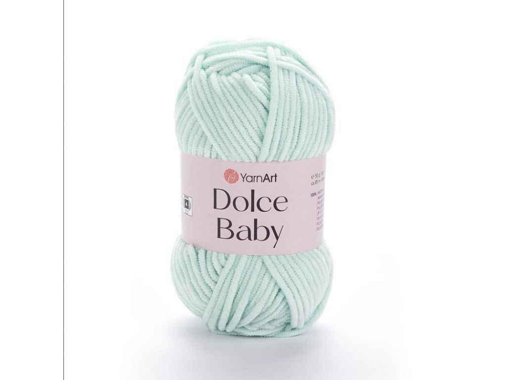 Пряжа Dolce Baby м| ятный 100% микрополиэстр 85м 50г 5шт/уп 753 ТМ YarnArt Киев - изображение 1