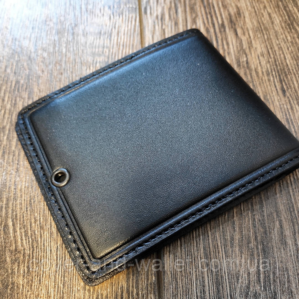 Шкіряна обкладинка "Міністерство внутрішніх справ" МВС (чорна) Київ - фото 4