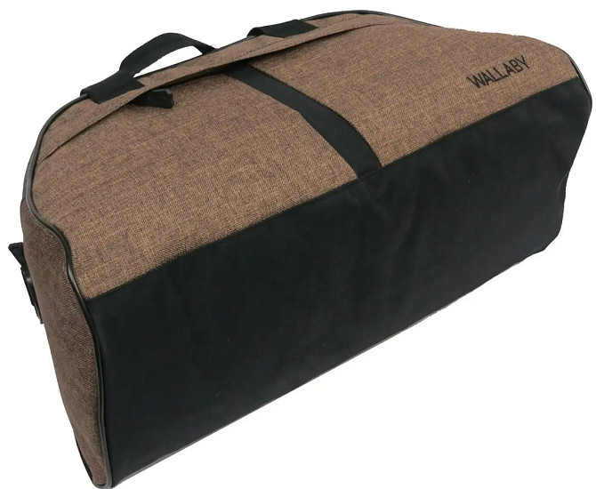 Сумка дорожная Wallaby 213 25х43 коричневая Киев - изображение 4