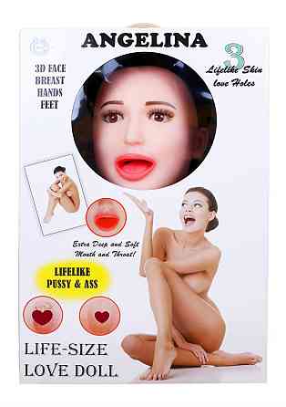 Надувная кукла BOYS of TOYS - ANGELINA 3D с вставкой из киберкожи и вибростимуляцией, BS5900001 Sex Aura Киев
