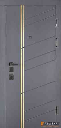 Вхідні двері Abwehr City Lorena 550 Антрацит сірий + Білий супермат 960*2050 мм Якісні вхідні двері Київ