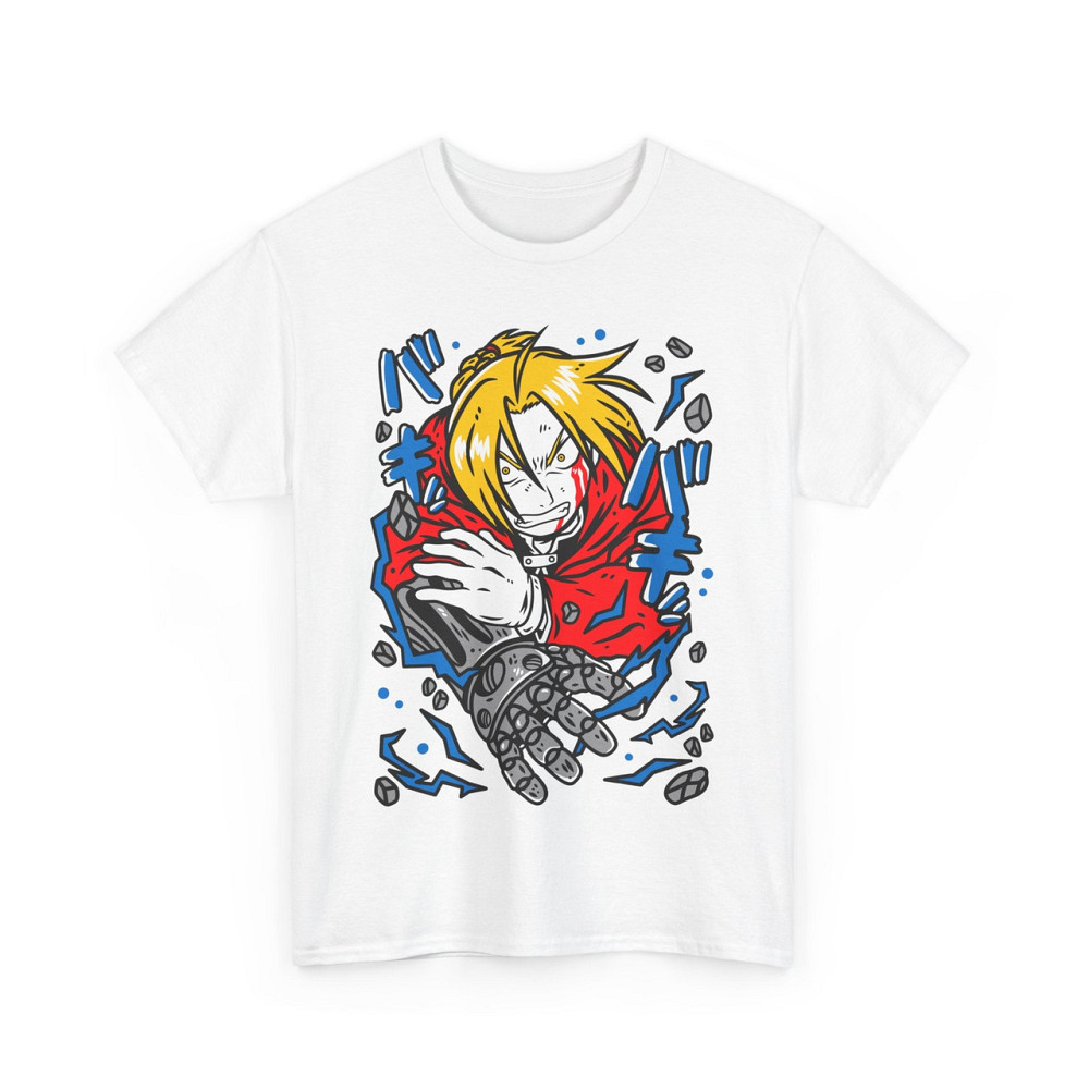 Футболка для хлопчика з аніме принтом Сталевий алхімік оверсайз (зріст від 165 до 180) Чорний AnimeJ0544m Дніпро - фото 6