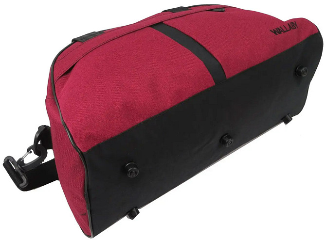 Сумка дорожная Wallaby 213 25х43 бордовая S213004 Киев - изображение 4