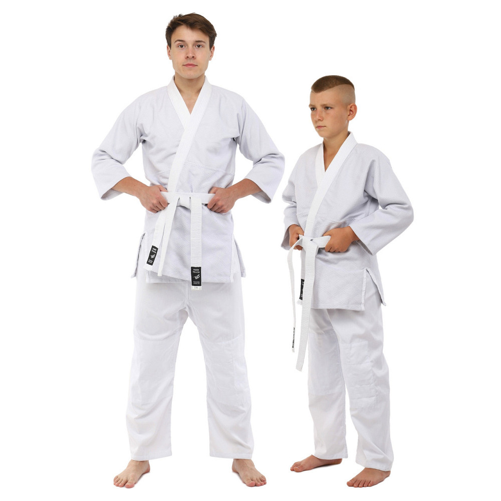 Кімоно для дзюдо HARD TOUCH CO-8917 розмір 120-190 см білий Спортивна форма Київ - фото 1