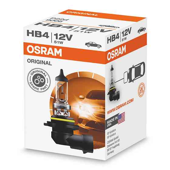 Osram 9006 – галогенная автолампа 51W для фар ближнего и противотуманного света Ковель