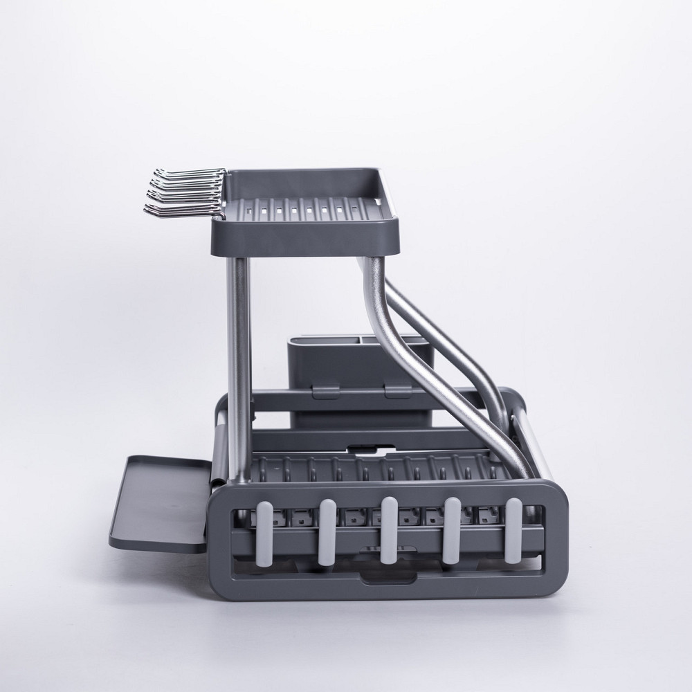 Сушарка для посуду двоярусна з піддоном HP-46-7 Коломия - фото 3