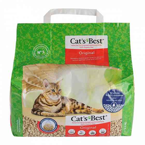 Наповнювач Cat’s Best Original для котячого туалету, деревний, 5 л/ 2.1 кг Вінниця