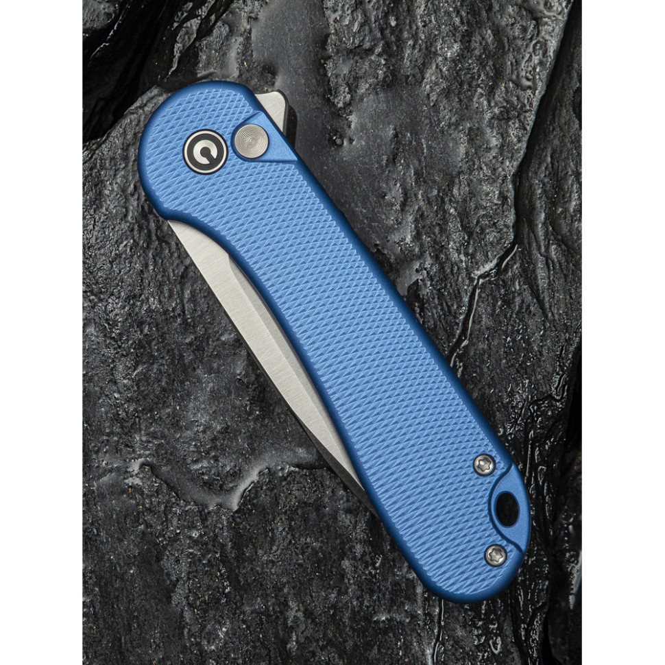 Ніж складаний кишеньковий Civivi Elementum II, (7.5 см) Nitro-V / Aluminum синій Київ - фото 13