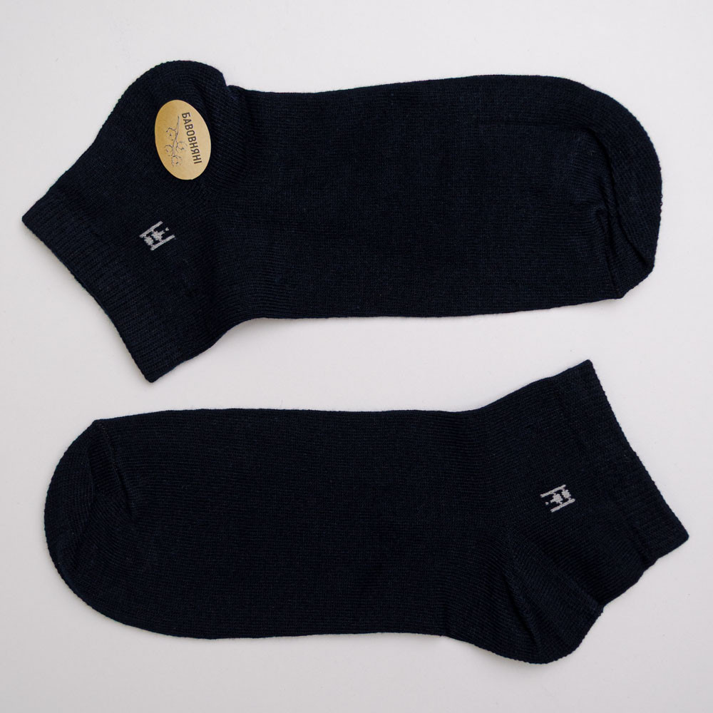 Набор носков мужских хлопковых 10 пар Youstar 050 Низкие 41-47 Черный фиолетовый Сумы - изображение 5