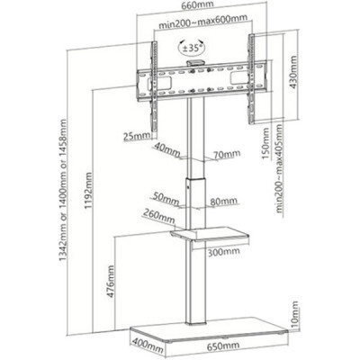 Кронштейн HiSmart HS081218 Вінниця - фото 2