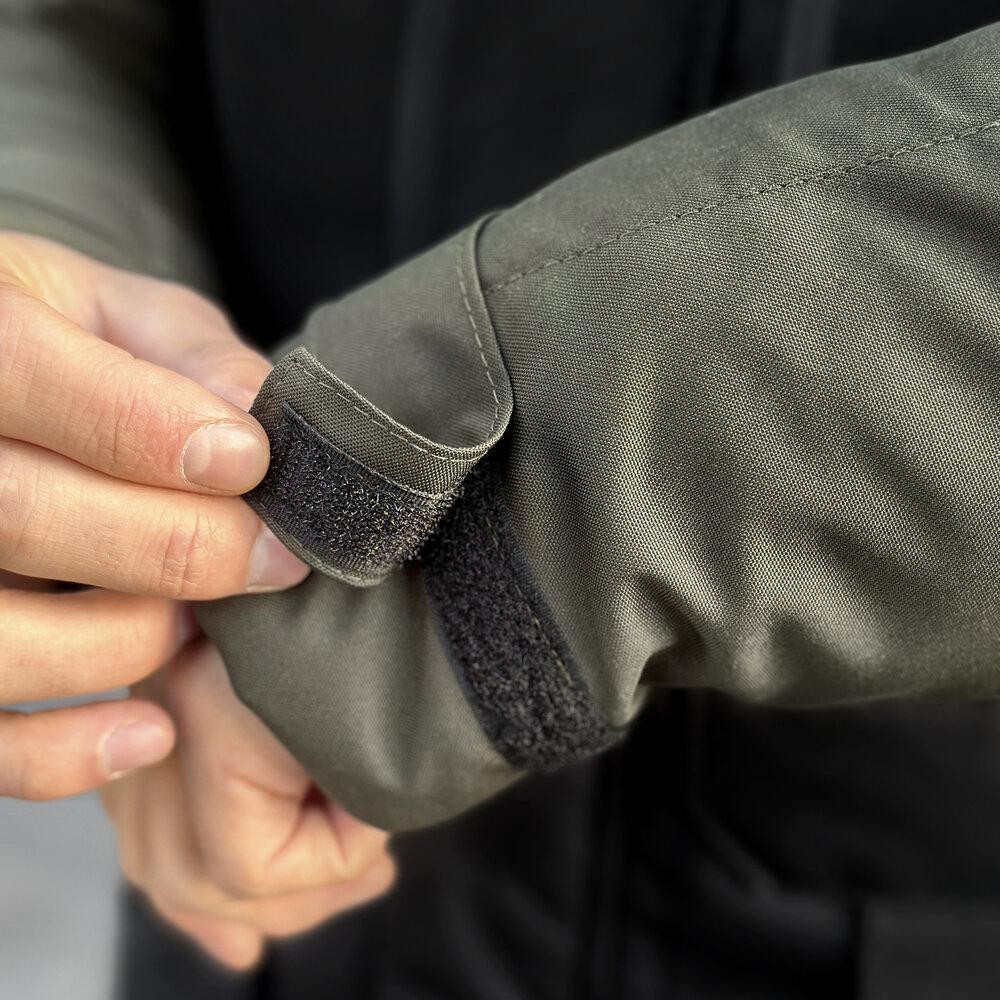 Парка чоловіча зимова з капюшоном Pobedov Seniora Udacha Gray Київ - фото 2