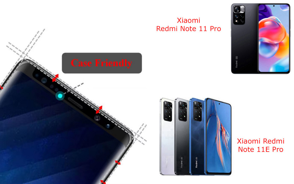 Захисне скло HyperGlass Pro для Xiaomi Redmi Note 11 Pro, Note 11E Pro – максимальна чутливість та захист Київ - фото 4