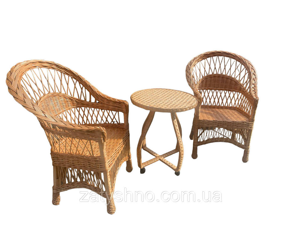 Мебель плетеная на 2 с журнальным столом Киев - изображение 2