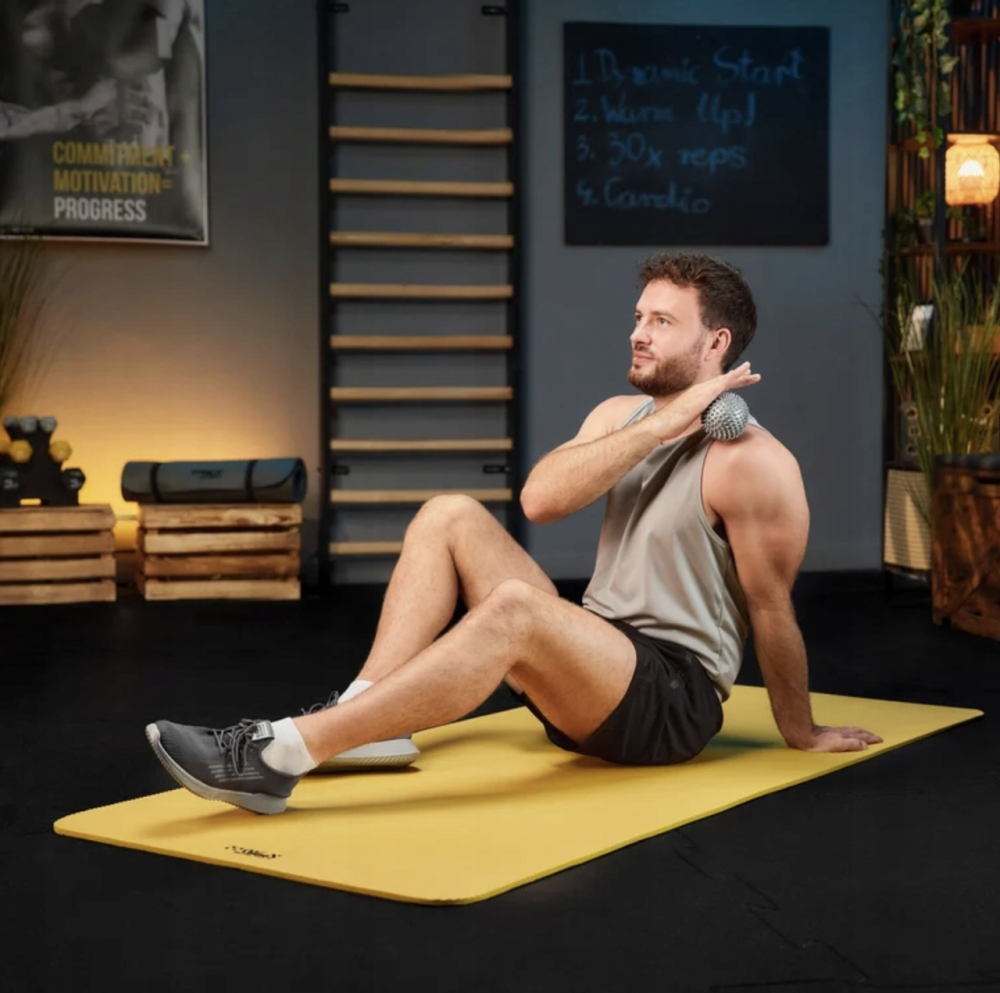 Набір масажних м'ячів Trex Sport TX-003MSB 3в1 для йоги та фітнесу PVC Київ - фото 7