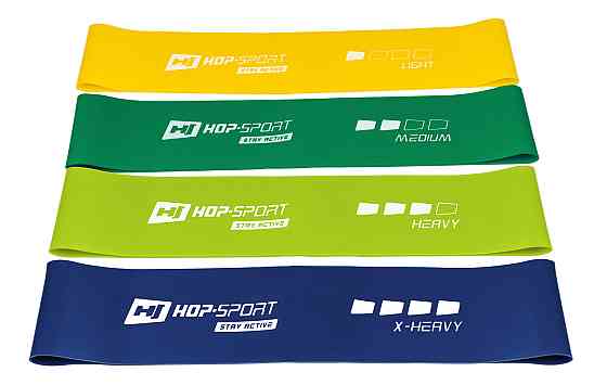 Набір резинок для фітнесу Hop-Sport 500x50мм HS-L550RL Киев