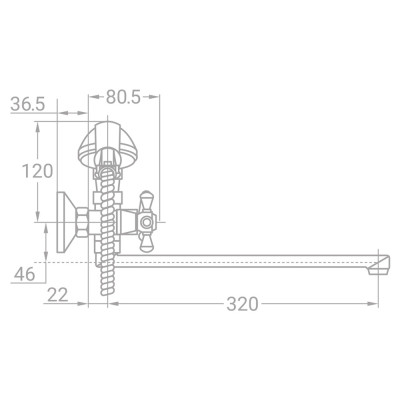 Смеситель TAU VD-5C261C Винница - изображение 3