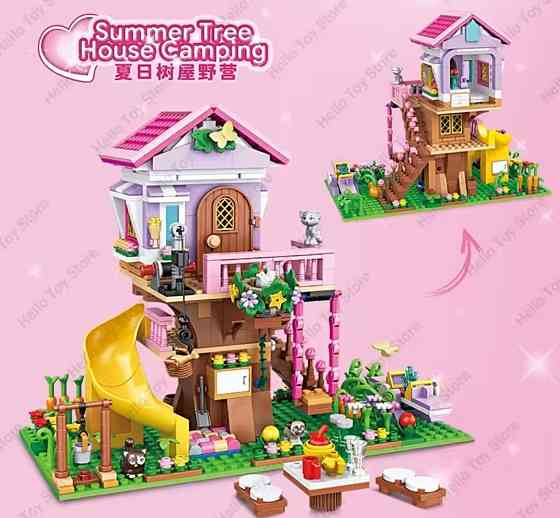 Конструктор для дівчаток Рожевий Дім 685 деталей Lego + 2 Мініфігурки. Харків