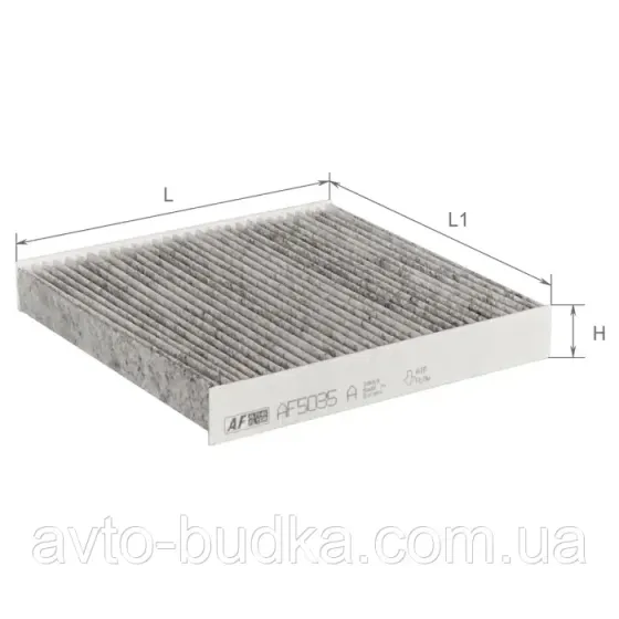 Фільтр салону вугільний на Renault Laguna II Alpha Filter AF5035A Новый Роздол
