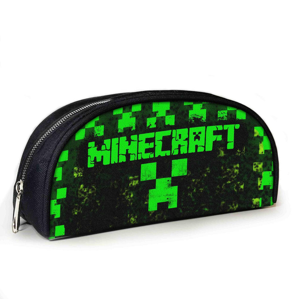 Пенал шкільний Minecraft Кріпер 23х10х8 см з принтом для хлопчика (02799) Київ - фото 1