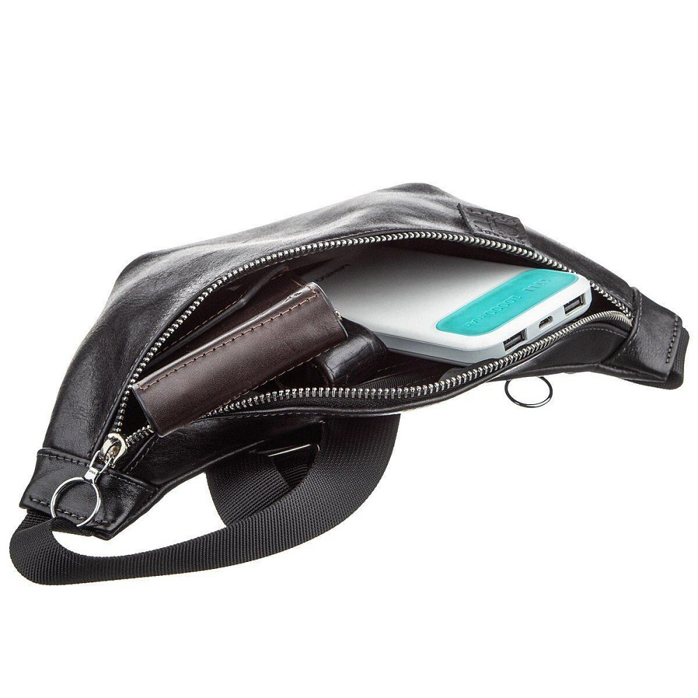 Поясная сумка Черная (GRANDE PELLE) Киев - изображение 3