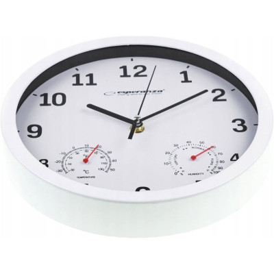 Настінний годинник Esperanza Wall Clock Lyon 25см White (EHC016W) Вінниця - фото 3