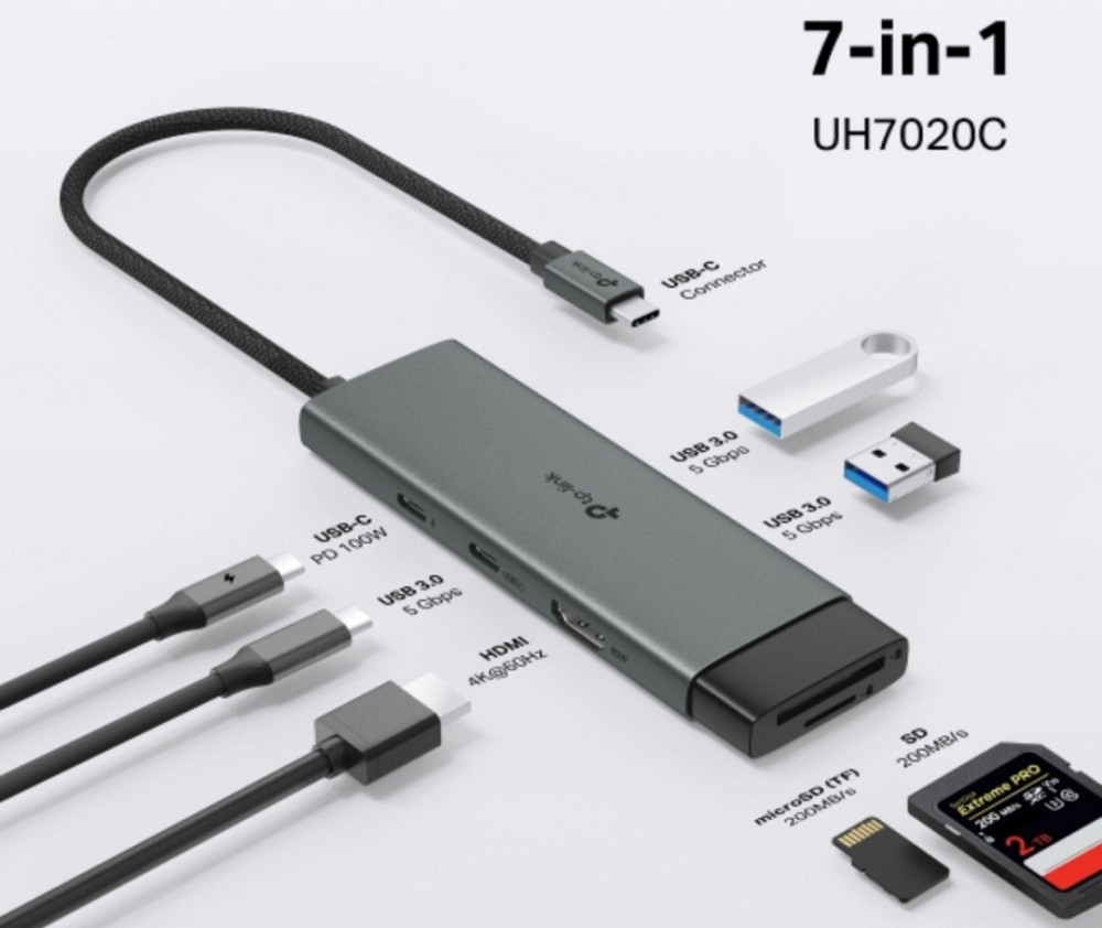 TP-Link UH7020C | Мультипортовий адаптер Харків - фото 4