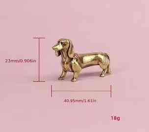 Фигурка бронзовая миниатюра Такса Киев