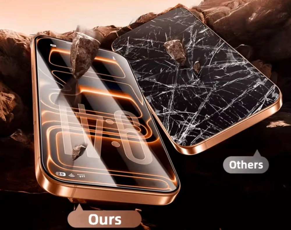 Защитное стекло для iPhone 16 3 шт набор закалённое 9H полное покрытие Киев - изображение 2