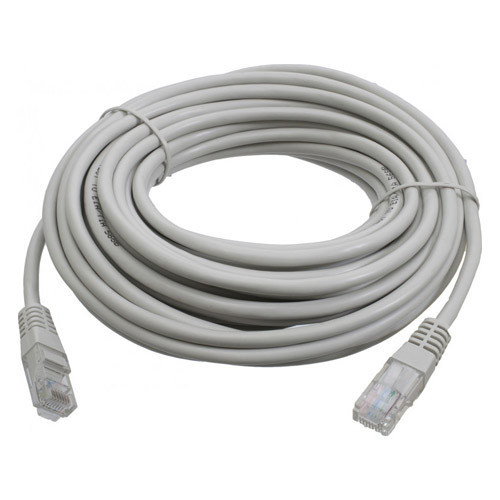 Патч-корд RJ45 9 м, сетевой кабель UTP CAT5e 8P8C LAN, интернет кабель для компьютера и роутера, белый Киев - изображение 9