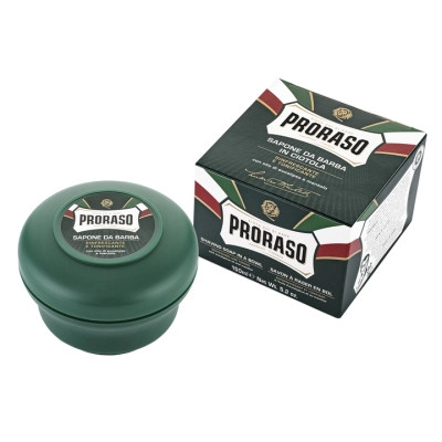 Мило для гоління Proraso Тонізувальне з екстрактом евкаліпту та ментолом 150 мл (8004395001149) Вінниця - фото 1