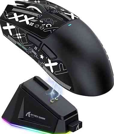 Беспроводная игровая мышка Attack Shark x11 Black White новые!!️ Харьков