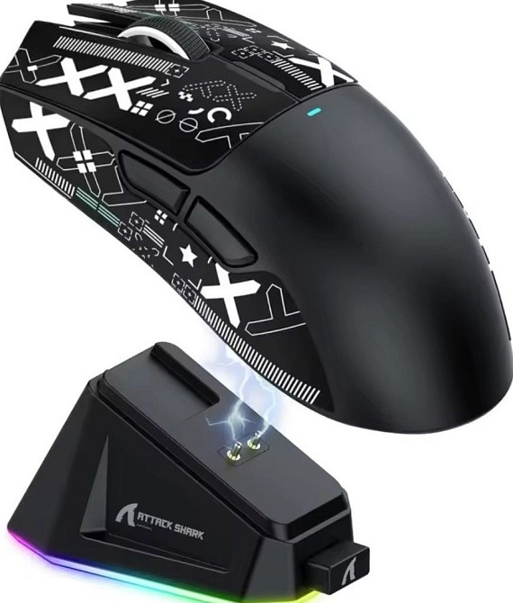 Беспроводная игровая мышка Attack Shark x11 Black White новые!!️ Харьков - изображение 5