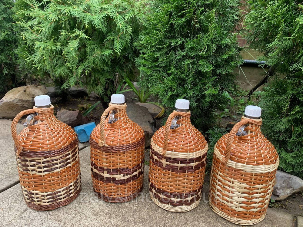 Бутель плетеный на 5 литров Киев - изображение 4