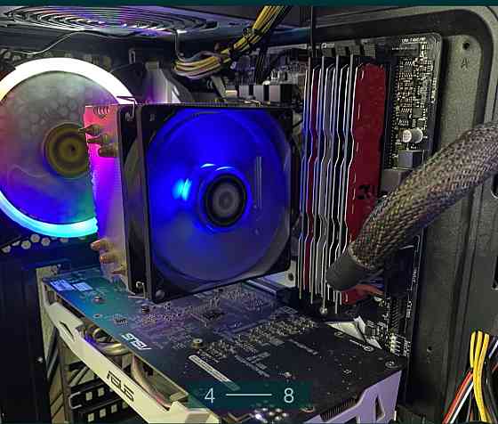 Ігровий ПК: настільний Комп'ютер i3-9100F, 1060, DDR4 20Gb. Харків