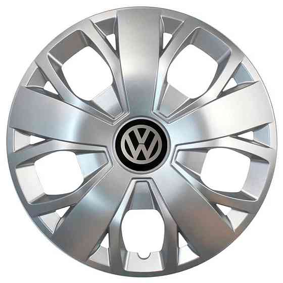 Автомобільні модельні ковпаки R16 Volkswagen 420 4шт, SJS, сріблясті Київ