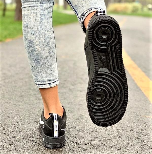 Кроссовки Nike Force Черные Женские Форсы Найк (размеры: 38) Видео Обзор Днепр - изображение 5