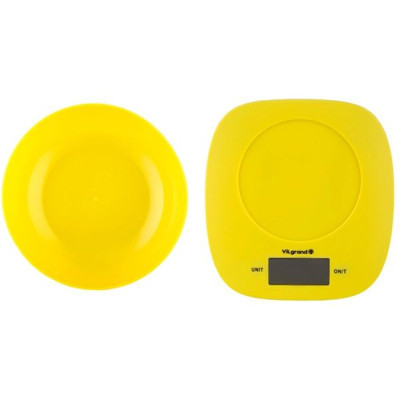 Весы кухонные Erstech VKS-517 yellow Винница - изображение 5