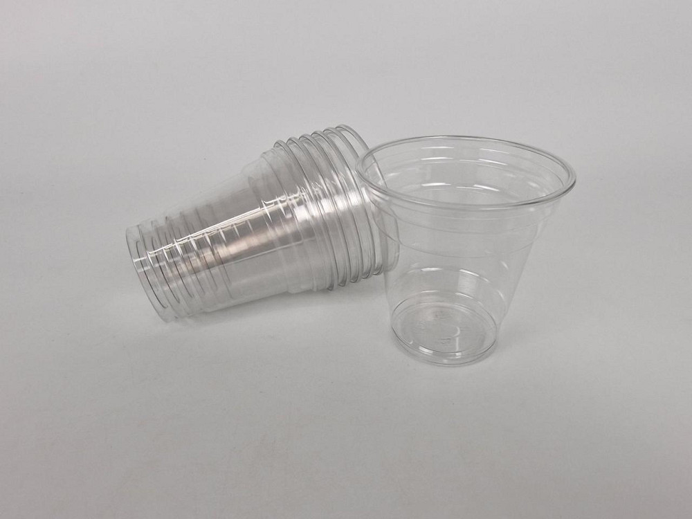 Стакан одноразовий РЕТ щільний, прозорий, 300 мл NEW (50 шт.) Харків - фото 4