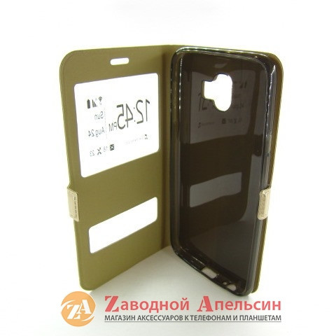 Чохол книжка Samsung J4 J400 Smart Case gold Одеса - фото 6