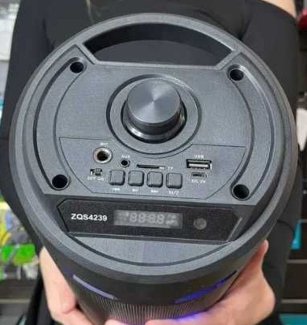 Колонка портативна для караоке, акустична система, сабвуфер, мікрофон. Київ - фото 3