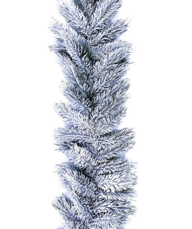 Хвойная литая гирлянда Скандинавская заснеженная 3.0м Винница